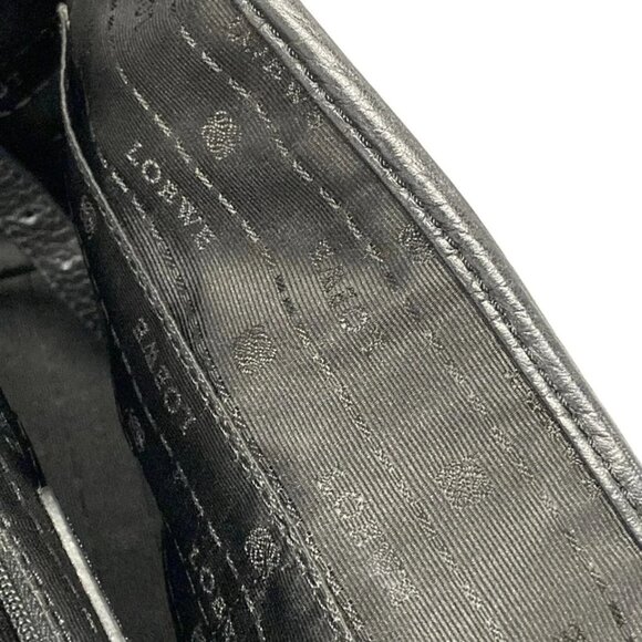 LOEWE Alamo 36 - Black Calf Leather Handbag 794-081625 - Picture 12 of 14